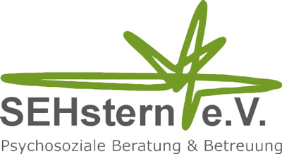 Logo Sehstern e. V. psychosoziale Beratung & Betreuung